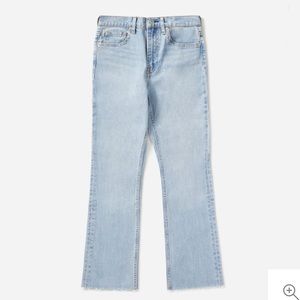 Everlane kick crop jeans